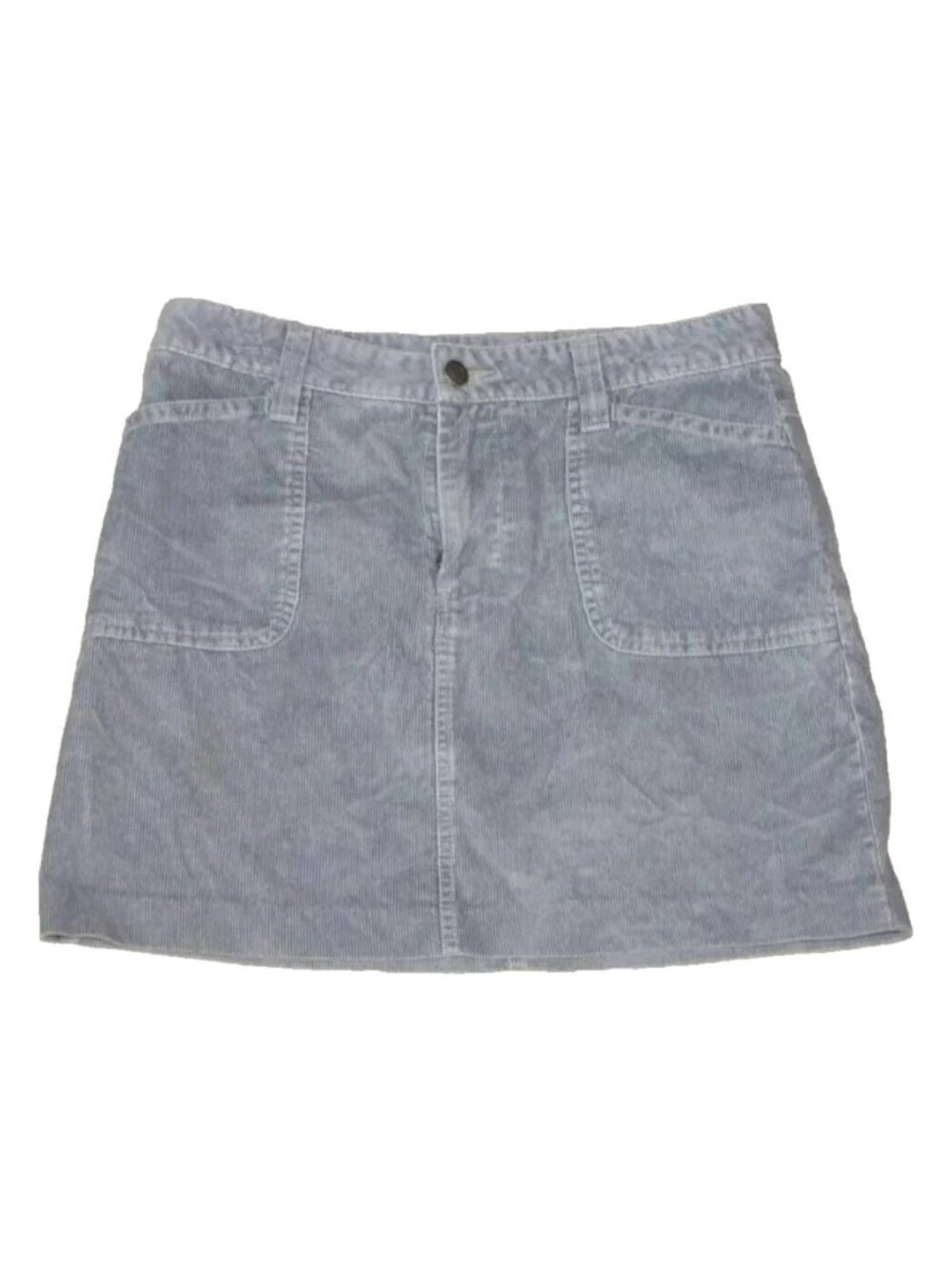 SALE! Corduroy Gray Short Mini Skirt